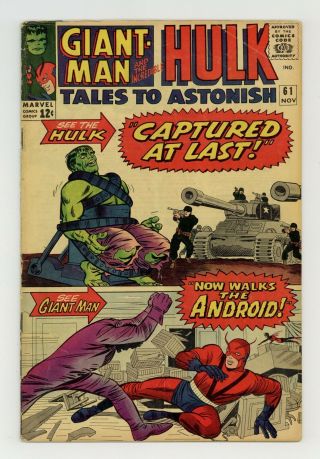 Tales To Astonish (1st Series) 61 1964 Gd 2.  0
