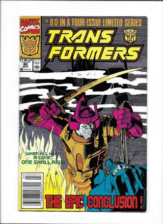 Transformers 80 [1991 Vg - ] Last Issue