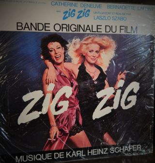 Zig Zig (1974 Music Karl Heinz Schafer) Soundtrack Vinyl,  Catherine Deneuve