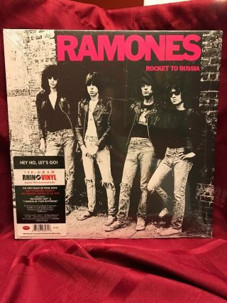Ramones Rocket To Russia 12 " Lp 180 Gram Vinyl Reissue Rhino Punk
