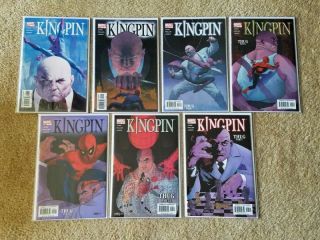 Kingpin 1 - 7 Full Run Nm Marvel Comics Daredevil Elektra Bullseye