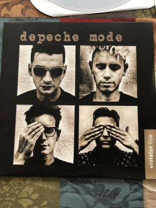 Depeche Mode Violator Live Doger Stadium Clear Vinyl 3 Albums.