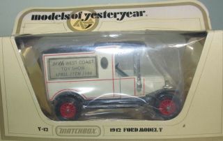 Matchbox Model Of Yesteryear Code 3 Ford Model T Van 30th West Coast Toy Show
