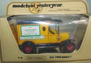 Matchbox Model Of Yesteryear Code 3 Ford Model T Van 4th Cleveland Toy Show