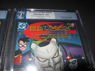 Batman Beyond Return of the Joker PGX (CGC) 9.  8,  Harley Quinn,  Low Print Run 2