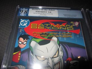 Batman Beyond Return of the Joker PGX (CGC) 9.  8,  Harley Quinn,  Low Print Run 3
