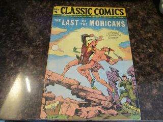 Classic Comics 4 The Last Of The Mohicans 1946 Hrn 28