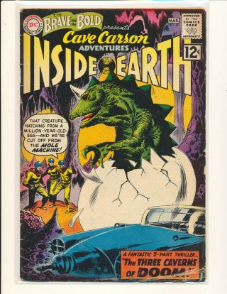 Brave & The Bold 40 - Cave Carson Good Cond.  Slight Water Damage