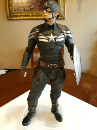 Captain America Gentle Giant 1/4 Statue Stealth Winter Soldier/ Sideshow Marvel