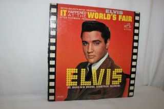 Vintage Elvis Presley 33 Rpm Vinyl Lp Record Rca Worlds Fair 2697