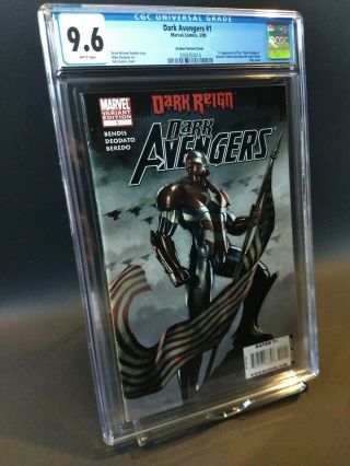 Dark Avengers 1 Cgc 9.  6 Granov Variant 1st Iron Patriot