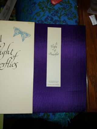 A Flight Of Butterflies Printed In Japan 1979 Interesting Butterfly Book