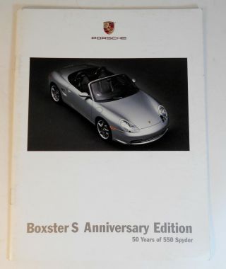 2004 Porsche Boxster S 50th Anniversary Edition Car Brochure