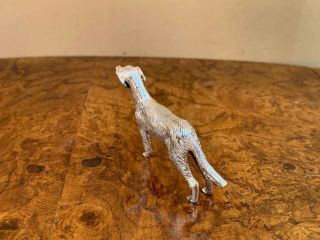COLLECTIBLE MARKED STERLING SILVER 925 HUNTING DOG FIGURINE. 5