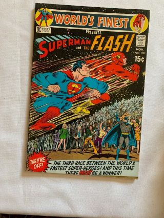 Worlds Finest 198 Superman And The Flash Dc Comics 1970