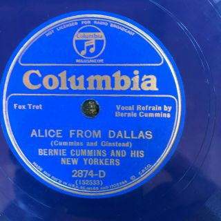 Columbia 2874d Bernie Cummings/clyde Mccoy Business On The Q T 78 Rpm 1933 Ee -