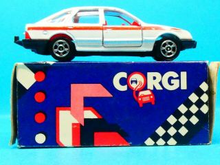 1985 Corgi Ford Sierra Diecast Toy Model Car Boxed
