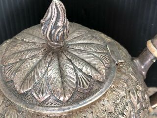 Antique Victorian Aesthetic Gorham Co Silver Soldered Fancy Repose  4