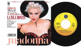 7 " Madonna La Isla Bonita P2237 Sire Japan Vinyl