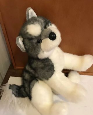 Douglas Cuddle Toy Stuffed Plush Siberian Husky Puppy Dog Soft