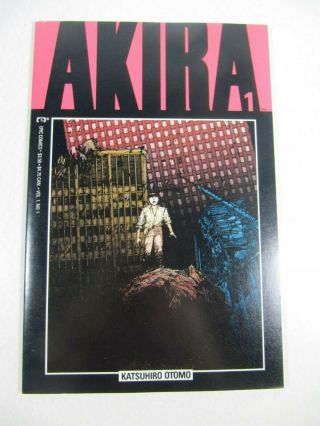 Akira 1 (epic Comics 1988) Movie Soon Vf/nm 1st Print $3.  50 Price On Cover