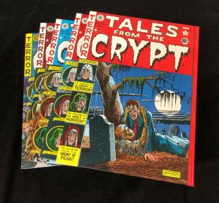 Tales From The Crypt Hardcover Slipcase Edition 1 - 5 Russ Cochran 1979 Ec Horror