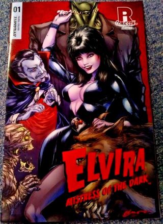 Dynamite Comics Elvira Mistress Of The Dark 1 Ricc Limited Variant Cover Nm