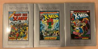 Marvel Masterworks Uncanny X - Men Set Volumes 1 - 7 Hc Books 1 2 3 4 5 6 7