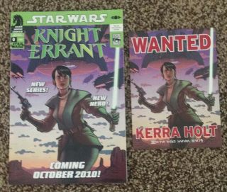 Star Wars Knight Errant 0 Comic Book Celebration V Promo Variant,  Bonus Card