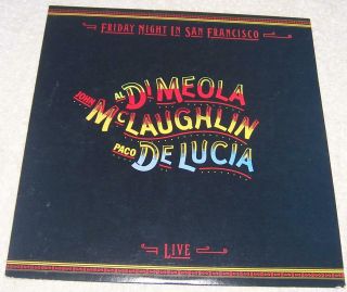 John Mclaughlin Al Di Meola Paco De Lucia Friday Night In San Francisco Lp