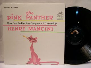 (4) LP ' s The Pink Panther Revenge Trail Of.  Strikes Again HENRY MANCINI EX 3