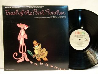 (4) LP ' s The Pink Panther Revenge Trail Of.  Strikes Again HENRY MANCINI EX 6