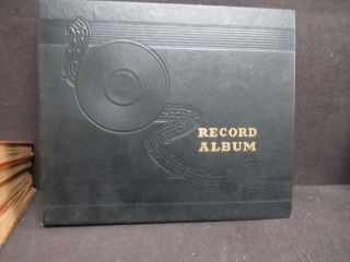 (8) VINTAGE 78 RPM 10 PAGE VINYL RECORD BOOKS R272 3