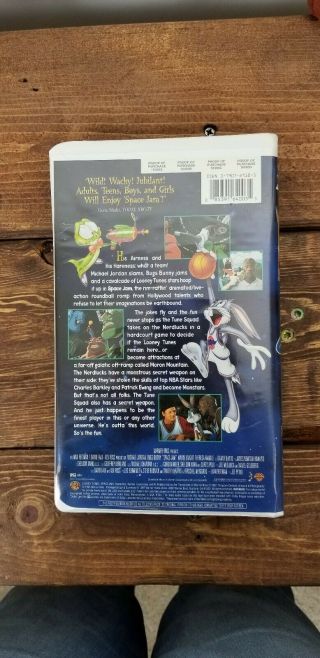 3 1996 WB Space Jam Plush Dolls Daffy - Lola Bunny - Taz Plus VHS 3