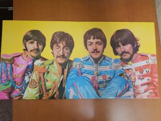 The Beatles SGT.  Pepper ' s Lonely Hearts Club Band Vintage Vinyl Record 2
