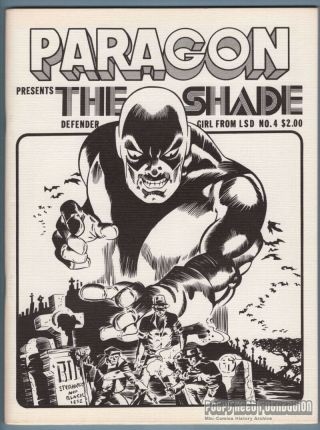Paragon Illustrated 4 Comic Fanzine Jim Steranko Black Newton 1972 2nd?