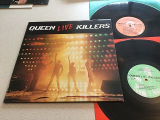 Queen - Live Killers - Early Pressing Double Lp With Inners In Gatefold Cover