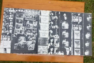 The Rolling Stones Exile On Main Street Vinyl,  1977 Vintage Record With Inserts 3