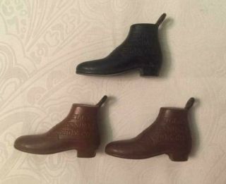 Vintage Ellet Kendall Shoe Co.  Advertising Charms Fobs Boot 1920s Kansas City