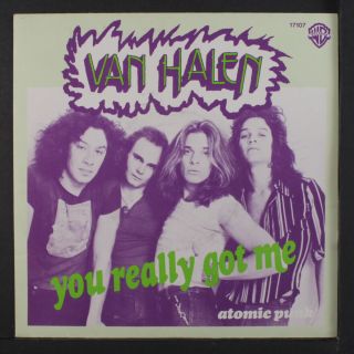 Van Halen: You Really Got Me / Atomic Punk 45 (netherlands,  Ps,  Close To M -)