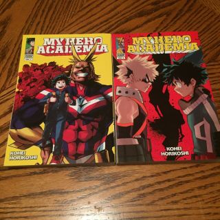 My Hero Academia (boku No Hero Academia) English Manga Volumes 1,  2