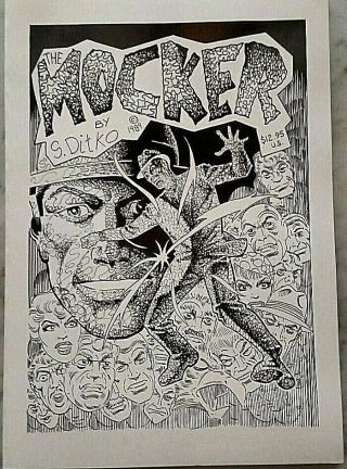 The Mocker By Steve Ditko Self Published Graphic Novel/first Printing/1989