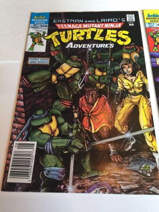 1988 Teenage Mutant Ninja Turtles Adventures 1 2 3 Mini - Series Eastman & Laird
