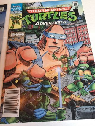 1988 Teenage Mutant Ninja Turtles Adventures 1 2 3 Mini - Series Eastman & Laird 4