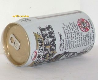 PITTSBURGH PIRATES MAN CAVE ALL - STAR WILLIE STARGELL BASEBALL BEER CAN IRON CITY 3