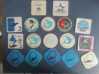 17 Different Cronulla Sutherland Rugby Leagues Club Collectable Coasters