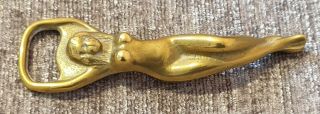 Erotic / Risque Solid Brass Naked Lady Bottle Opener