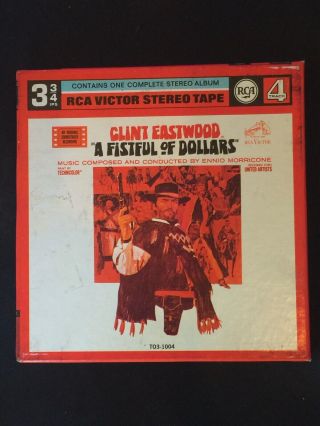 Clint Eastwood A Fistful Of Dollars Reel To Reel Tape