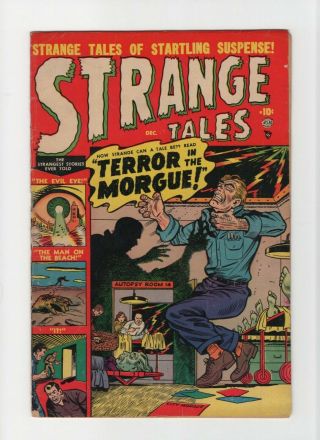 Strange Tales 4 Vintage Marvel Atlas Comic Early Horror Pre - Hero Golden Age 10c
