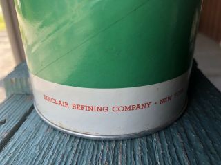 Vintage Sinclair Opaline Motor Oil Can Top Missing Very SHIPS IN USA 5